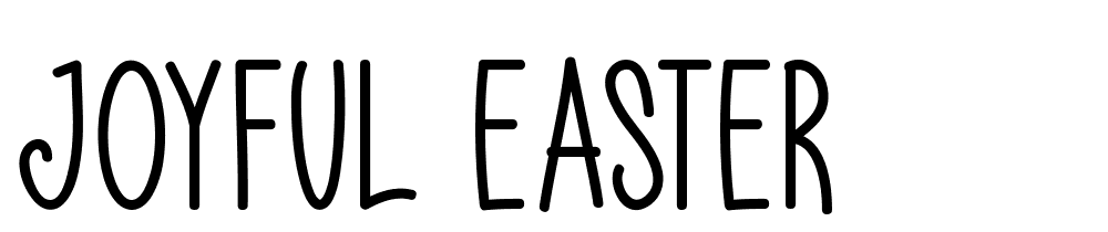 Joyful-Easter font family download free