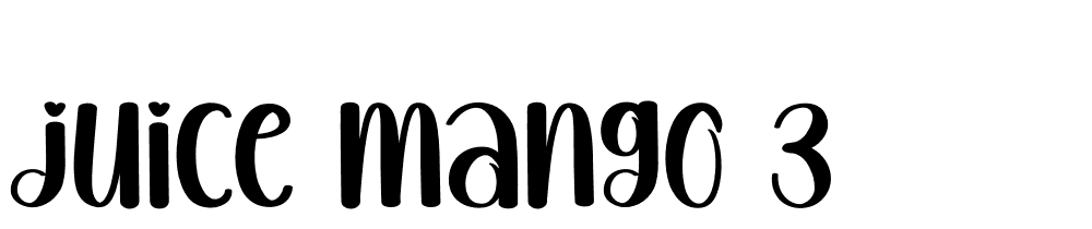 juice_mango_3 font family download free