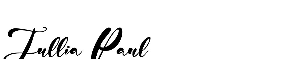 Jullia Paul font family download free