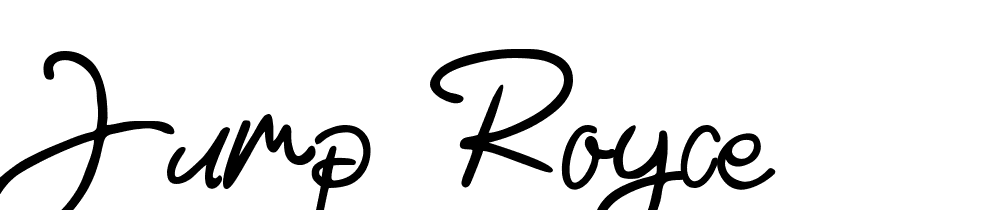 Jump Royce font family download free