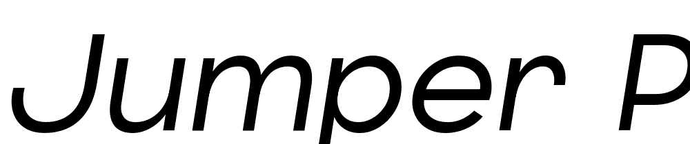 Jumper-PERSONAL-USE-ONLY-Thin-Italic font family download free