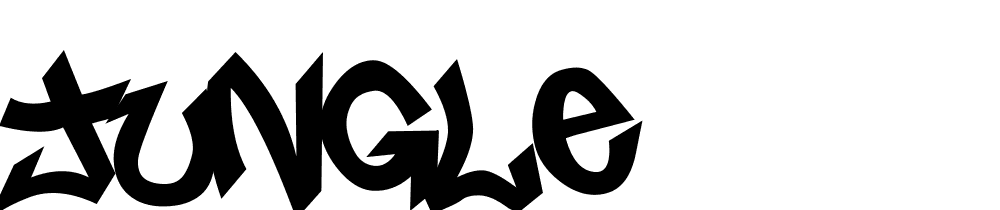 Jungle font family download free