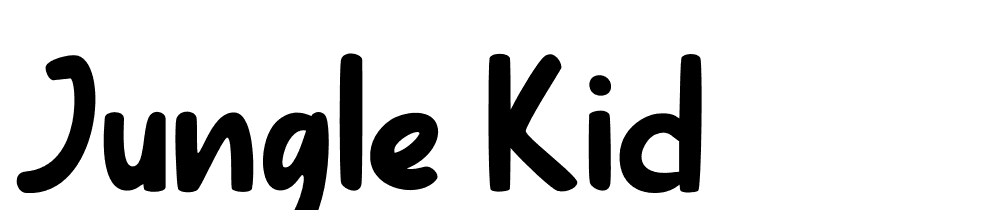 Jungle-Kid font family download free