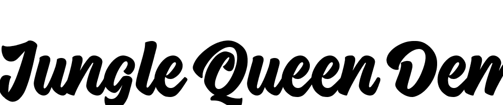 jungle-queen-demo font family download free