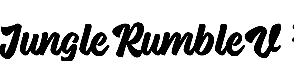 Jungle-Rumble-V.02 font family download free