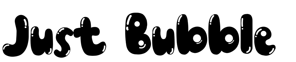 Just-Bubble font family download free