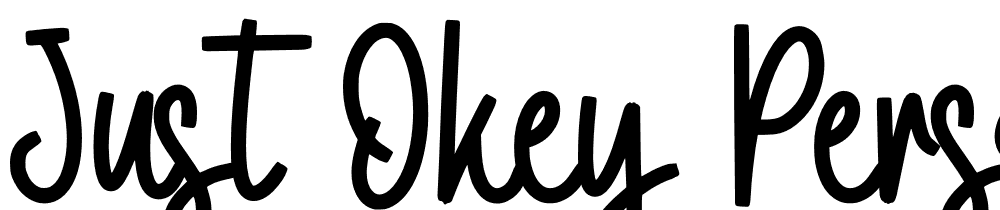 Just-Okey-Personal-Use font family download free