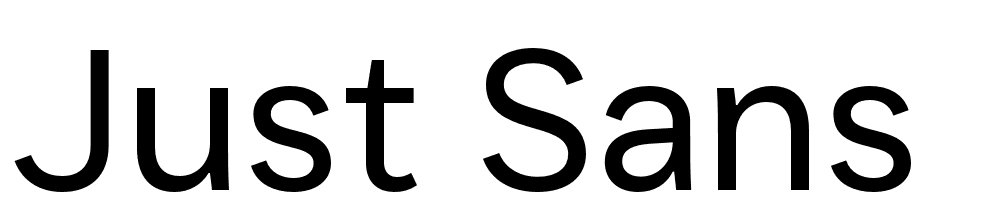 just_sans font family download free