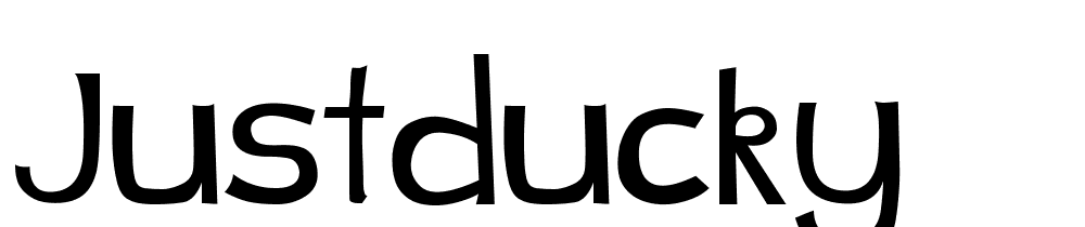 justducky font family download free