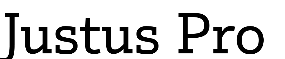 Justus-Pro font family download free