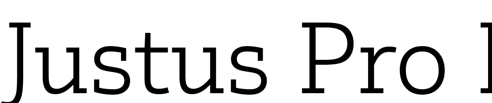 Justus-Pro-Light font family download free