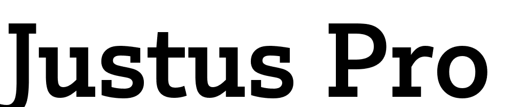 Justus-Pro-Medium font family download free