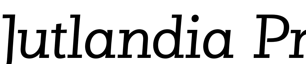 Jutlandia-Pro-Italic font family download free