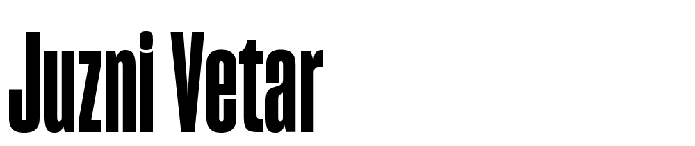 Juzni Vetar font family download free