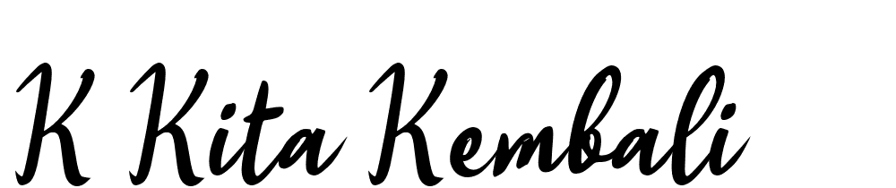 k-kita-kembali font family download free