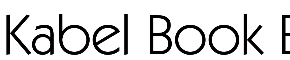 Kabel-Book-BT font family download free