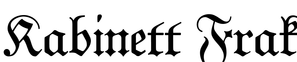 Kabinett-Fraktur font family download free