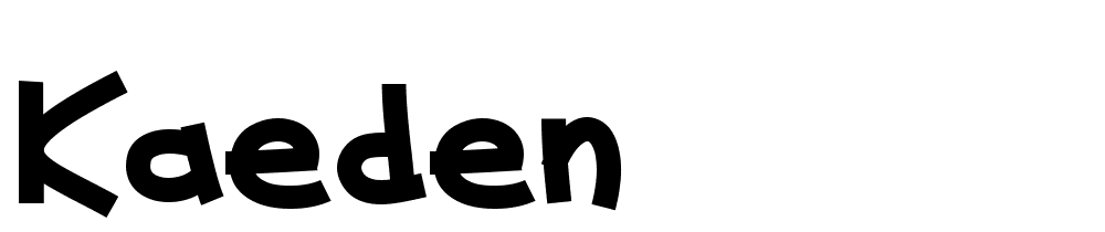 kaeden font family download free