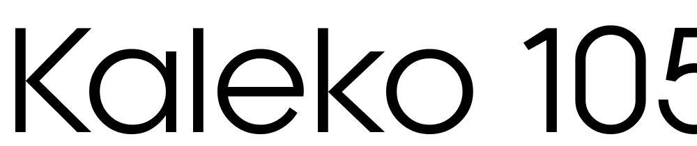 Kaleko-105-Book font family download free