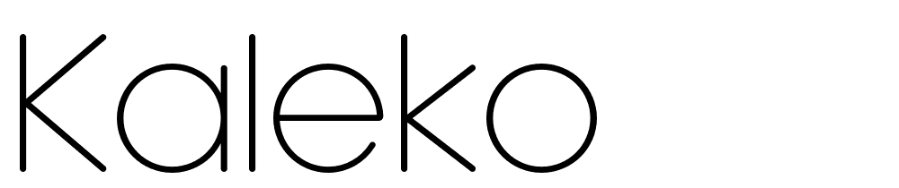 Kaleko font family download free