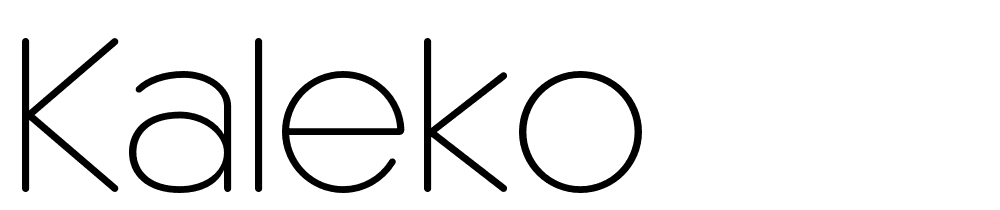 Kaleko font family download free