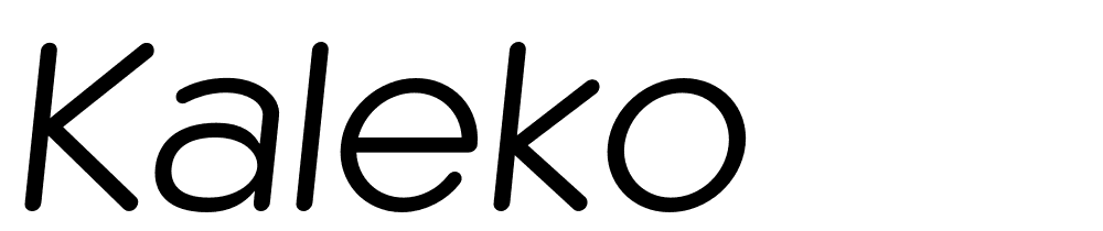 Kaleko font family download free