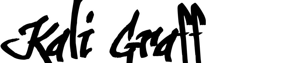 kali Graff font family download free