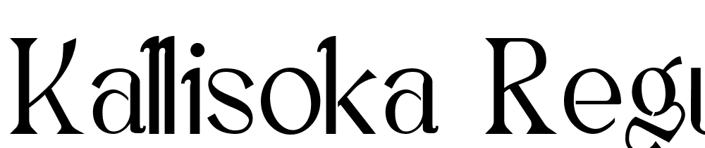 Kallisoka-Regular font family download free