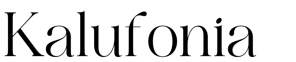 kalufonia font family download free