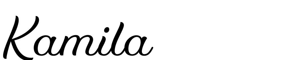 Kamila font family download free