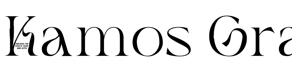 kamos-grandios font family download free