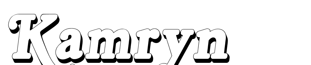 kamryn font family download free