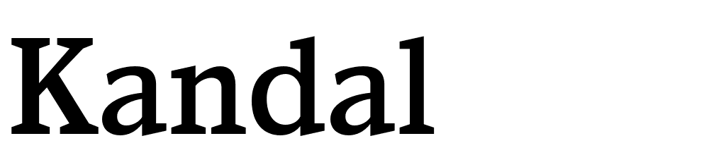 Kandal font family download free