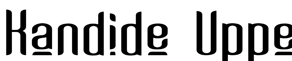 Kandide-Upper-Wide font family download free