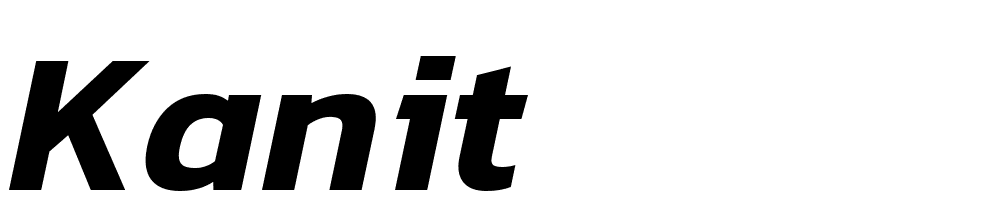 Kanit font family download free