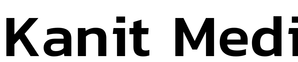 Kanit-Medium font family download free