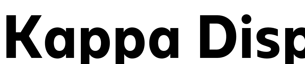 Kappa-Display-ExtraBold font family download free