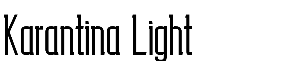 karantina-Light font family download free