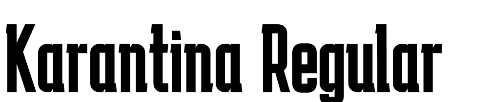 karantina-Regular font family download free