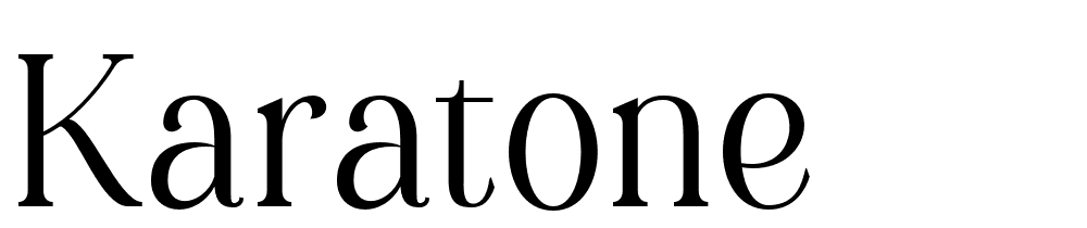 Karatone font family download free