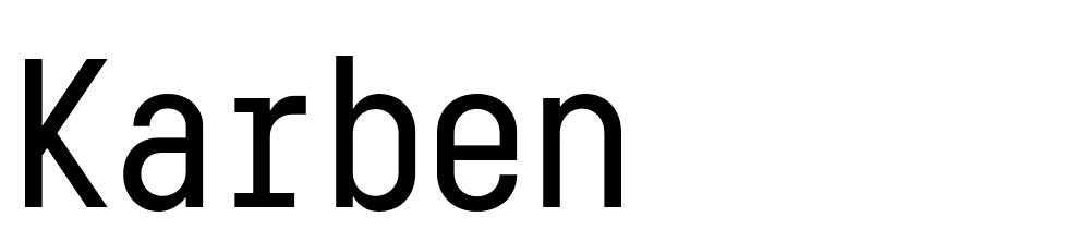 Karben font family download free