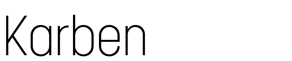 Karben font family download free