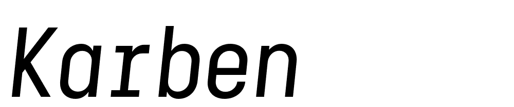 Karben font family download free