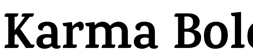 Karma-Bold font family download free