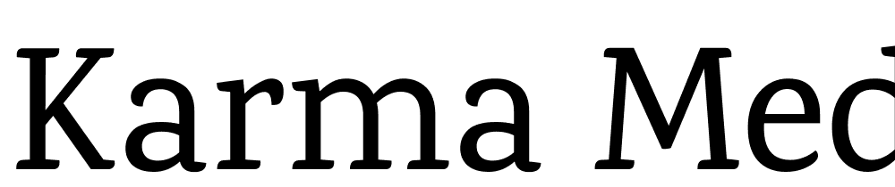 Karma-Medium font family download free