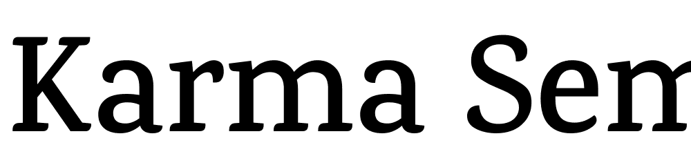 Karma-SemiBold font family download free