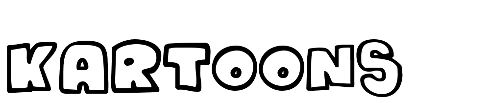 Kartoons font family download free