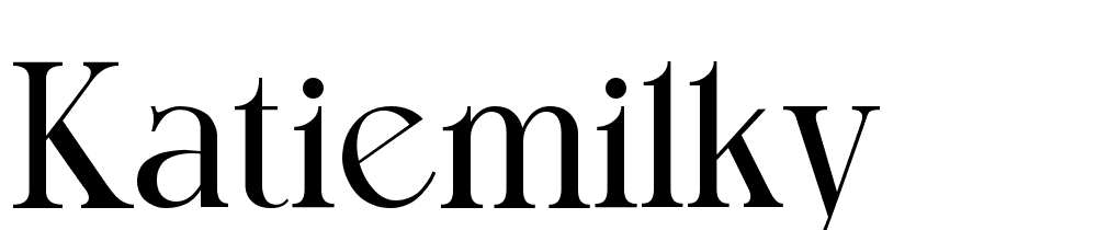 KatieMilky font family download free