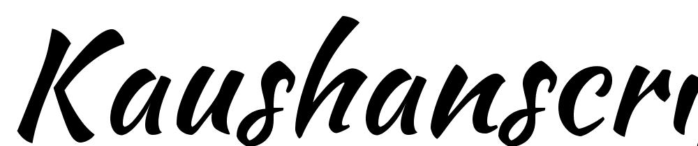 KaushanScript-Regular font family download free