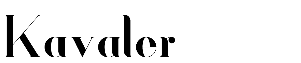 Kavaler font family download free